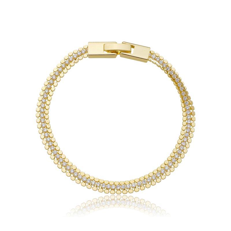 BRACELET 3 in 1 RIVIERA FLAT CIRCLES