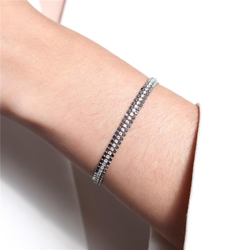 BRACELET 3 in 1 RIVIERA FLAT CIRCLES