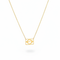 NECKLACE MINIMALIST BRAZILIAN FLAG