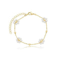 BRACELET DAISY PEARLS