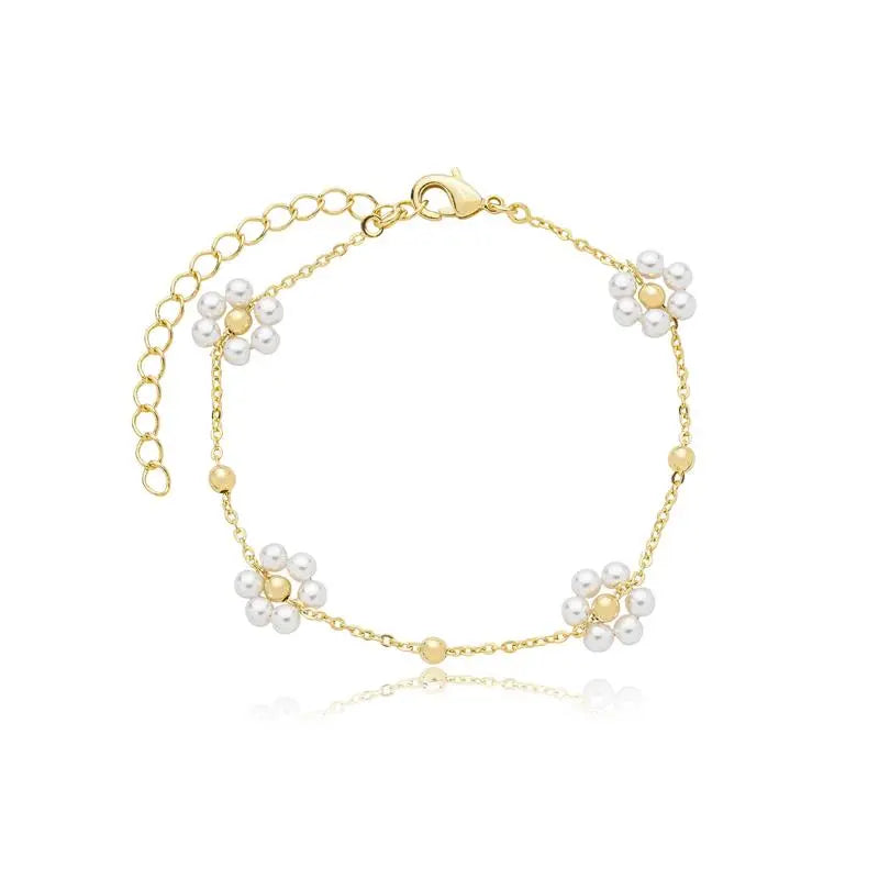 BRACELET DAISY PEARLS
