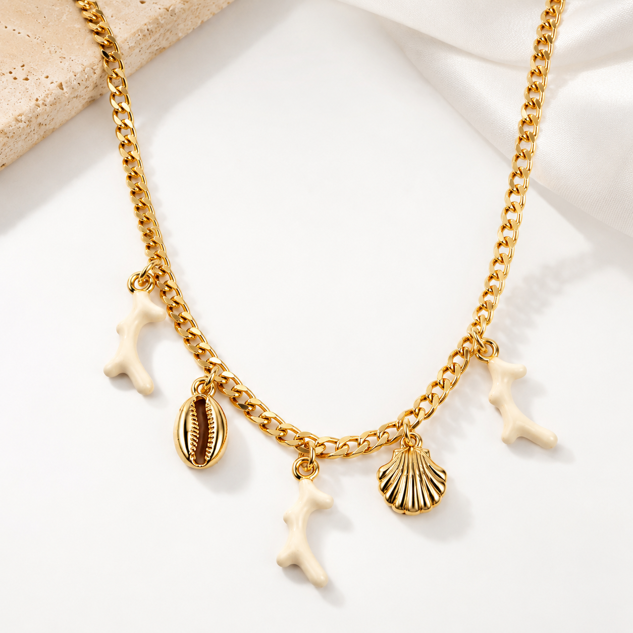 NECKLACE COASTAL CHARMS