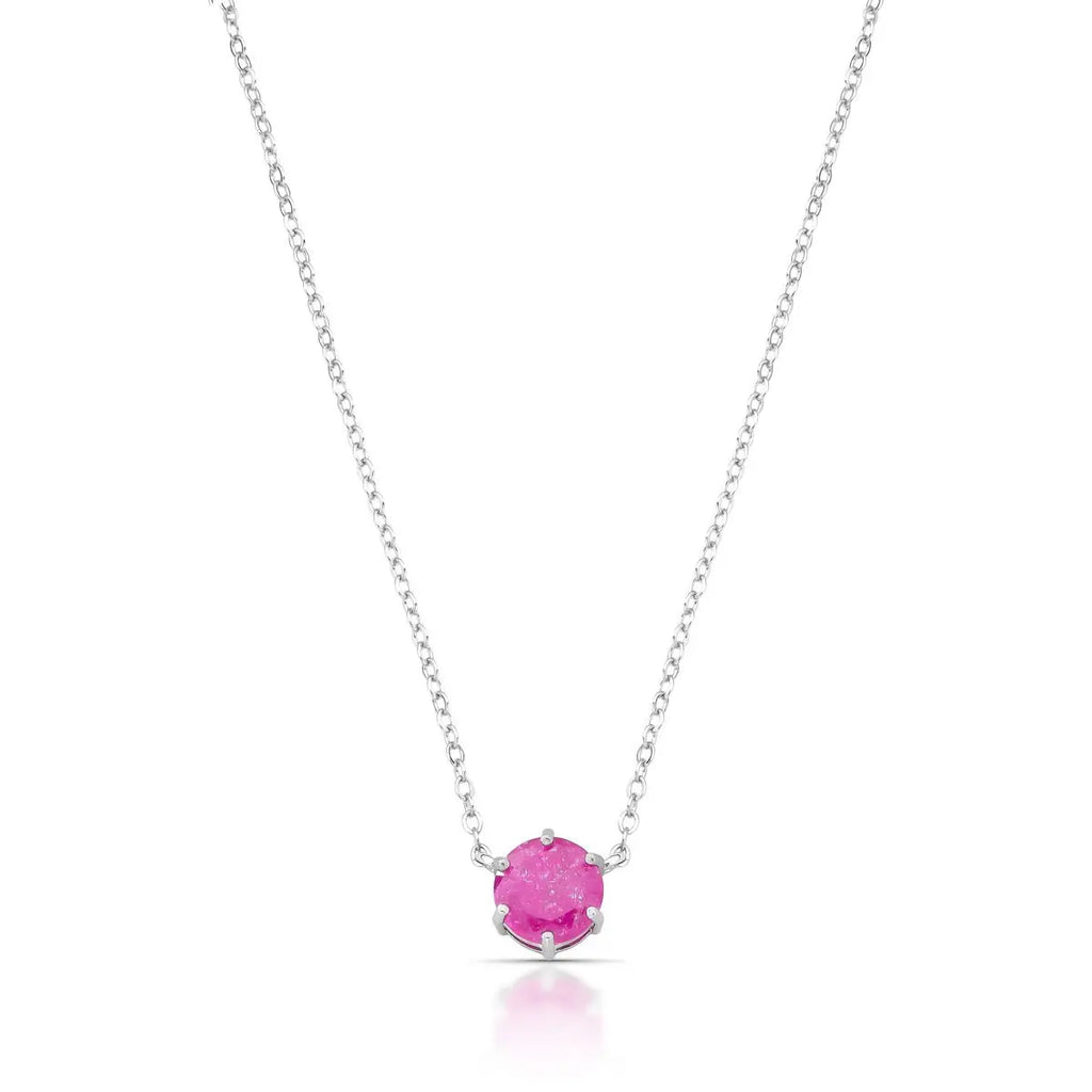 NECKLACE FUSION CANDY COLOR CRYSTAL 8mm