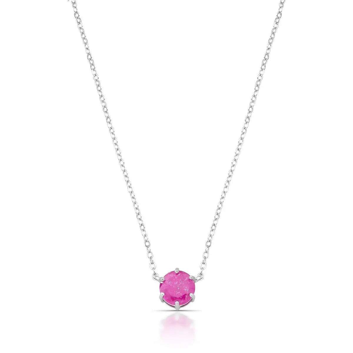 NECKLACE FUSION CANDY COLOR CRYSTAL 8mm