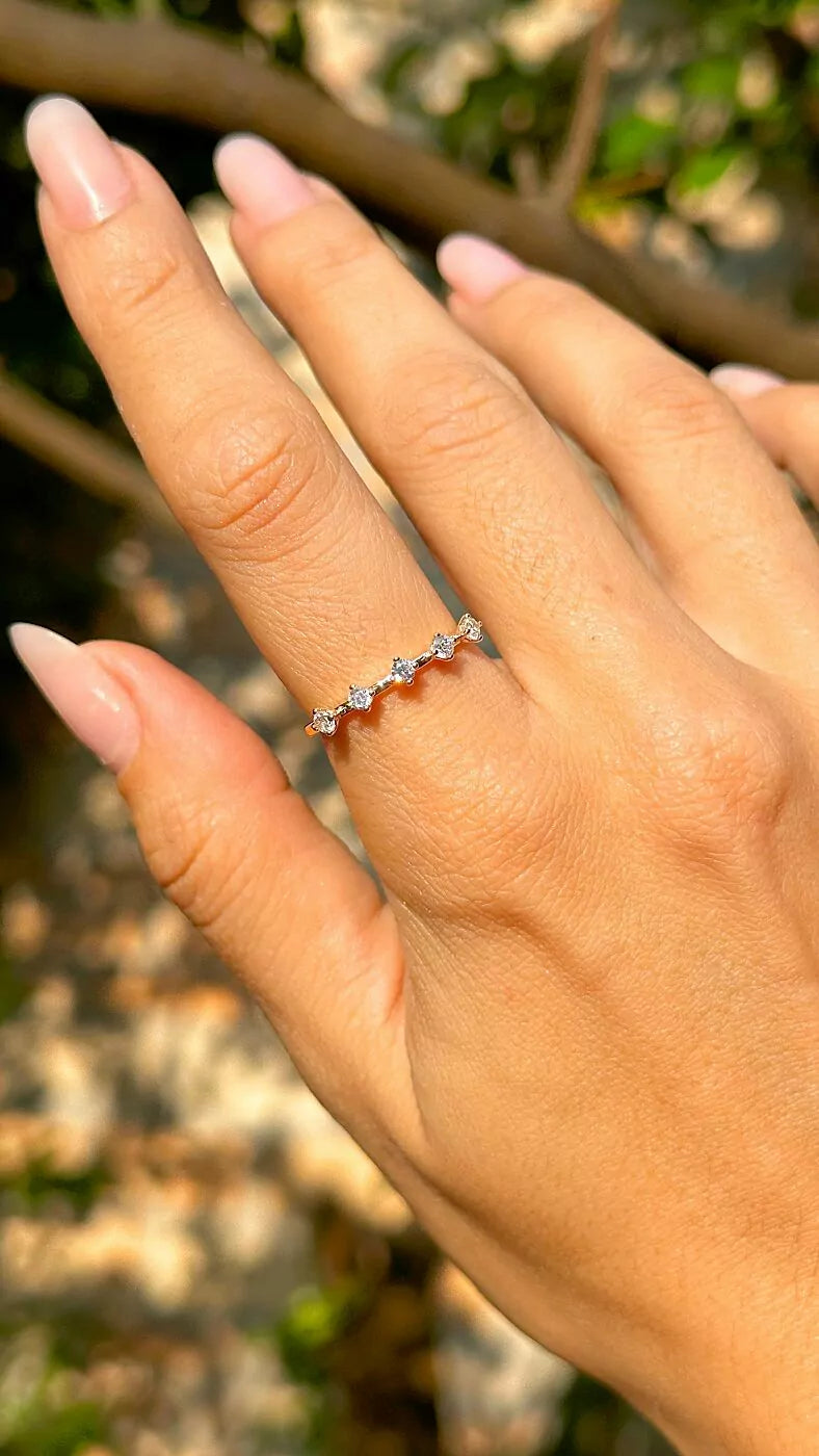 RING CROWN CUBIC ZIRCONIA