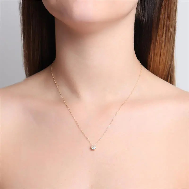 NECKLACE SIMPLE ZIRCON