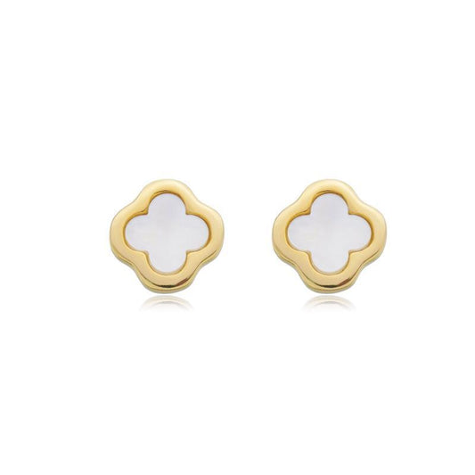 EARRING VC MOTHER OF PEARL SMALL