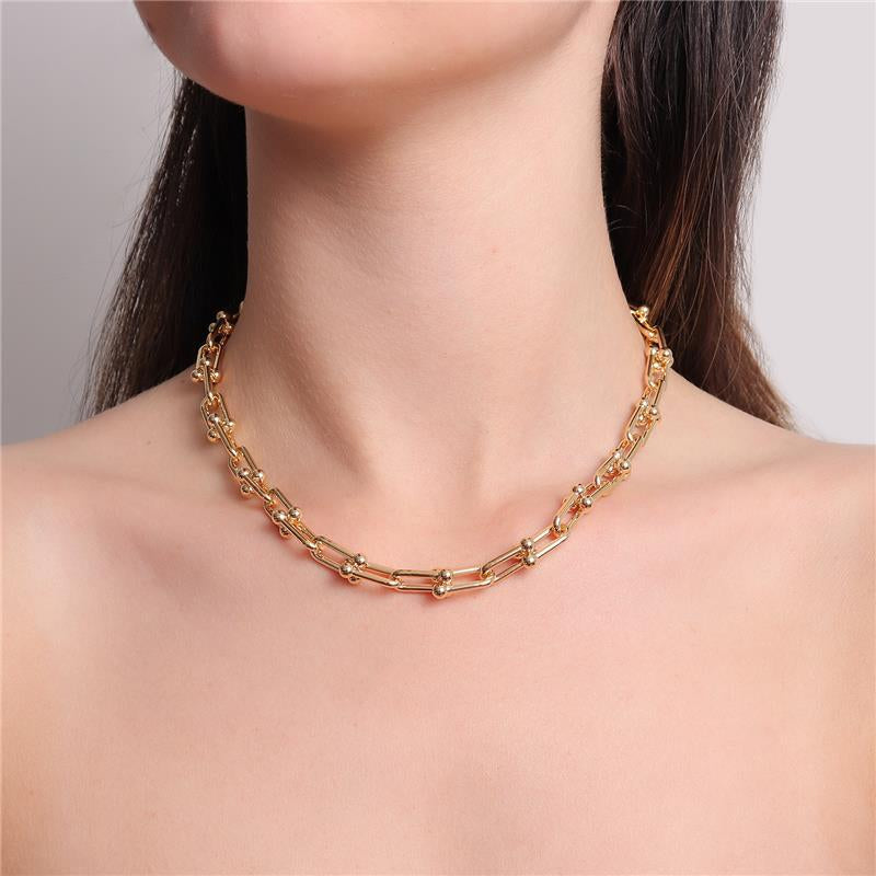 NECKLACE CHOKER U SHAPE CHAIN