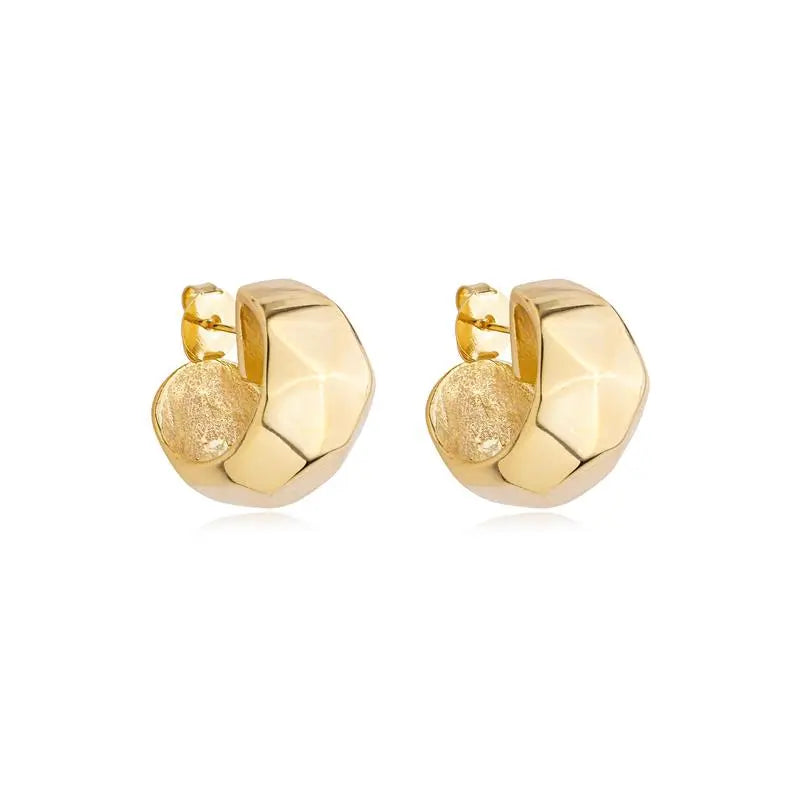 EARRING HOOPS MAXI POLISHED