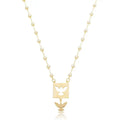 NECKLACE HOLY SPIRIT PEARLS
