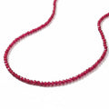 NECKLACE CRYSTAL FUCSIA PINK