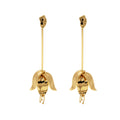 EARRINGS LONG FLOWER PRINCESS BY MADENNA