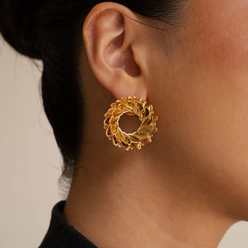 EARRINGS WREATH LUXURY BY MADENNA