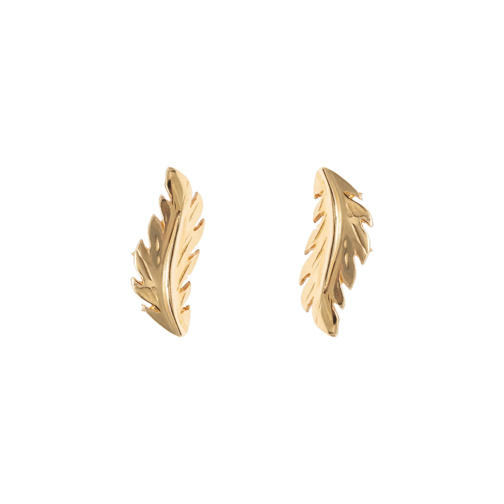 EARRINGS SOPHISTICATED LEAF BY MADENNA