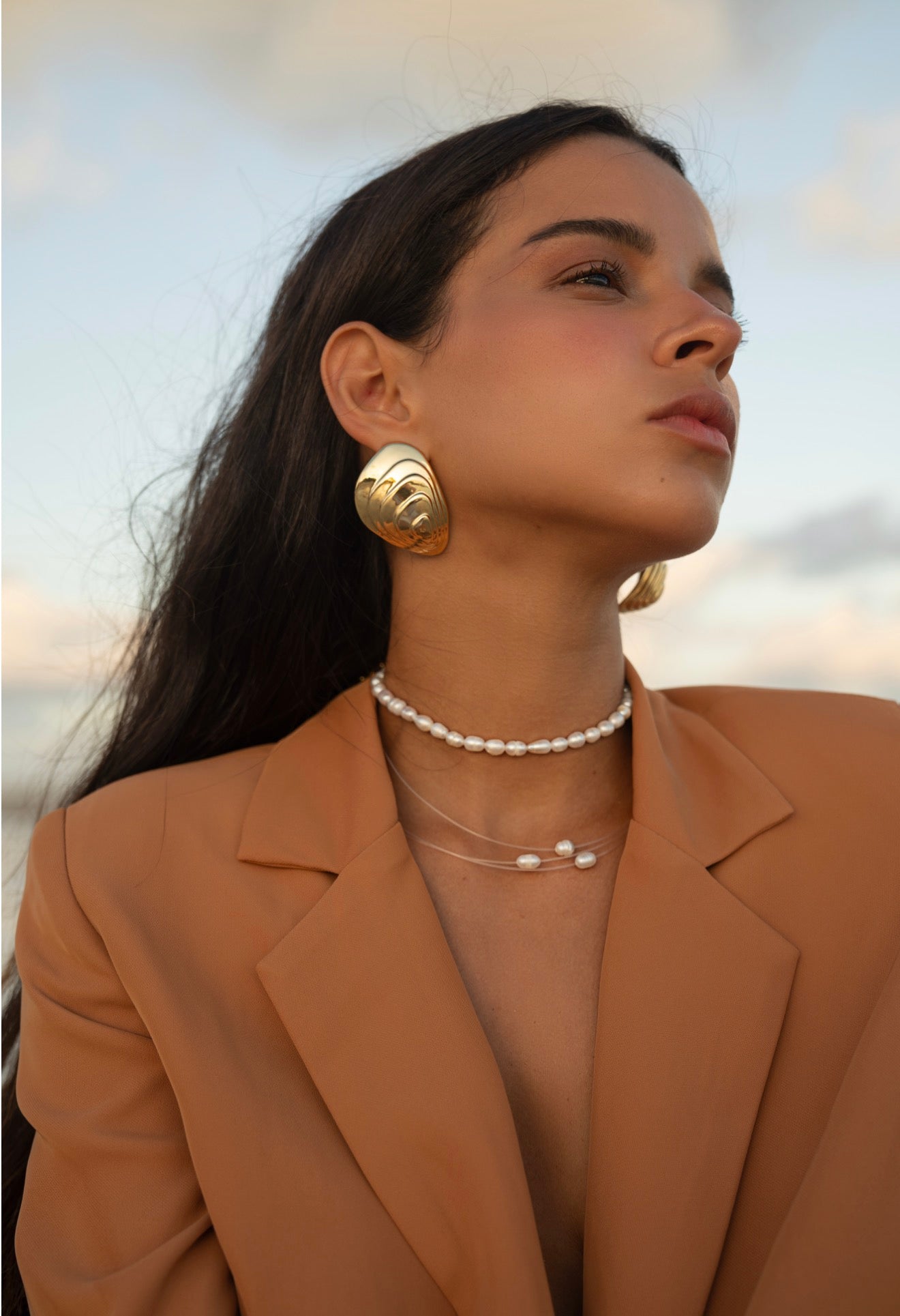 EARRINGS MAXI OYSTER BY MADENNA