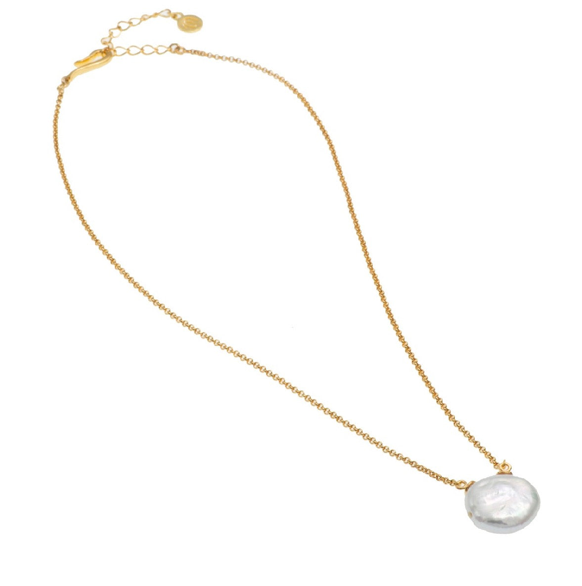 NECKLACE BARROQUE SOLITAIRE PEARL BY MADENNA