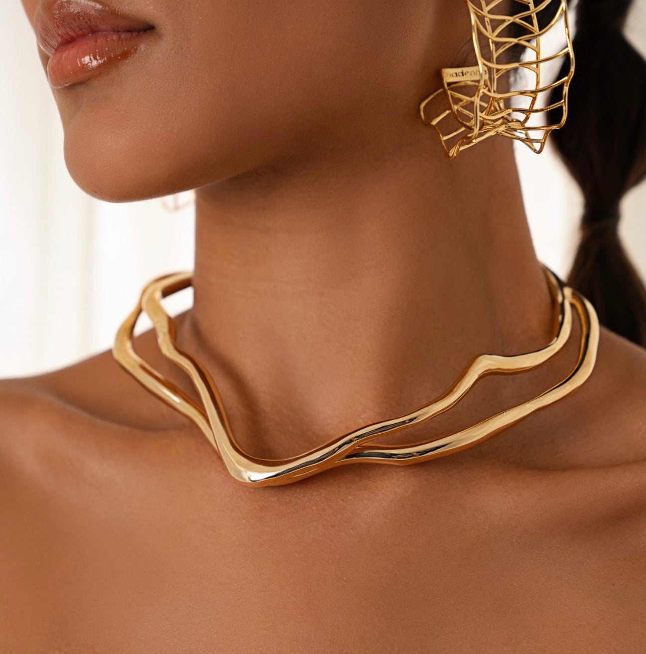 NECKLACE CHOKER WIRE ORGANIC BY MADENNA