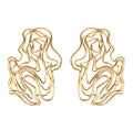 EARRINGS MAXI ORGANIC ABSTRACT BY MADENNA