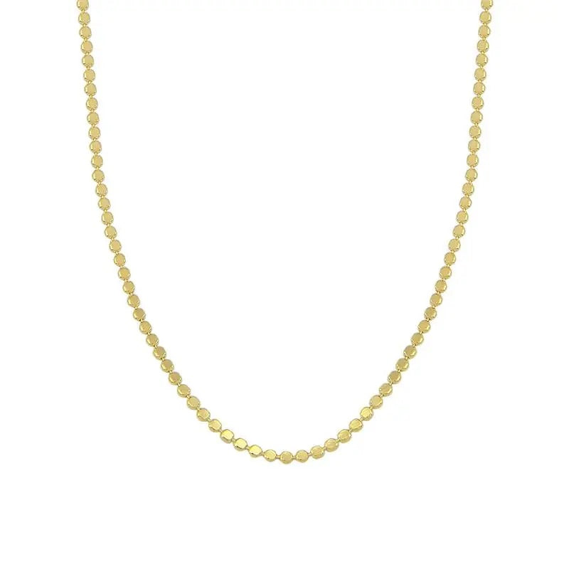 NECKLACE CHOKER MINI FLAT SPHERES