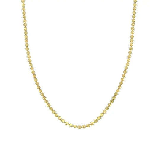 NECKLACE CHOKER MINI FLAT SPHERES