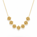 NECKLACE SPHERE FLOWERS