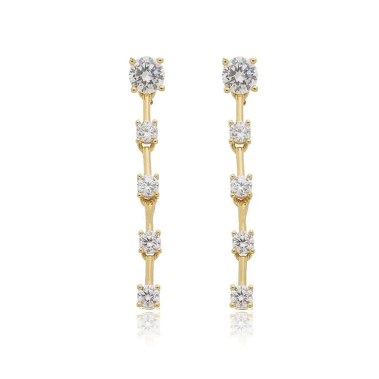 EARRINGS RIVIERA CUBIC ZIRCONIA