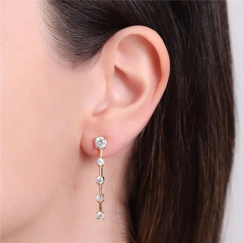 EARRINGS RIVIERA CUBIC ZIRCONIA