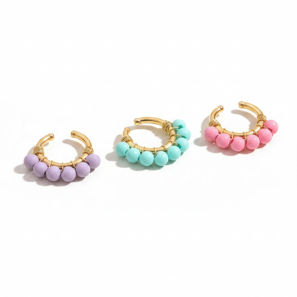 EAR CUFF FUN COLORS SPHERES