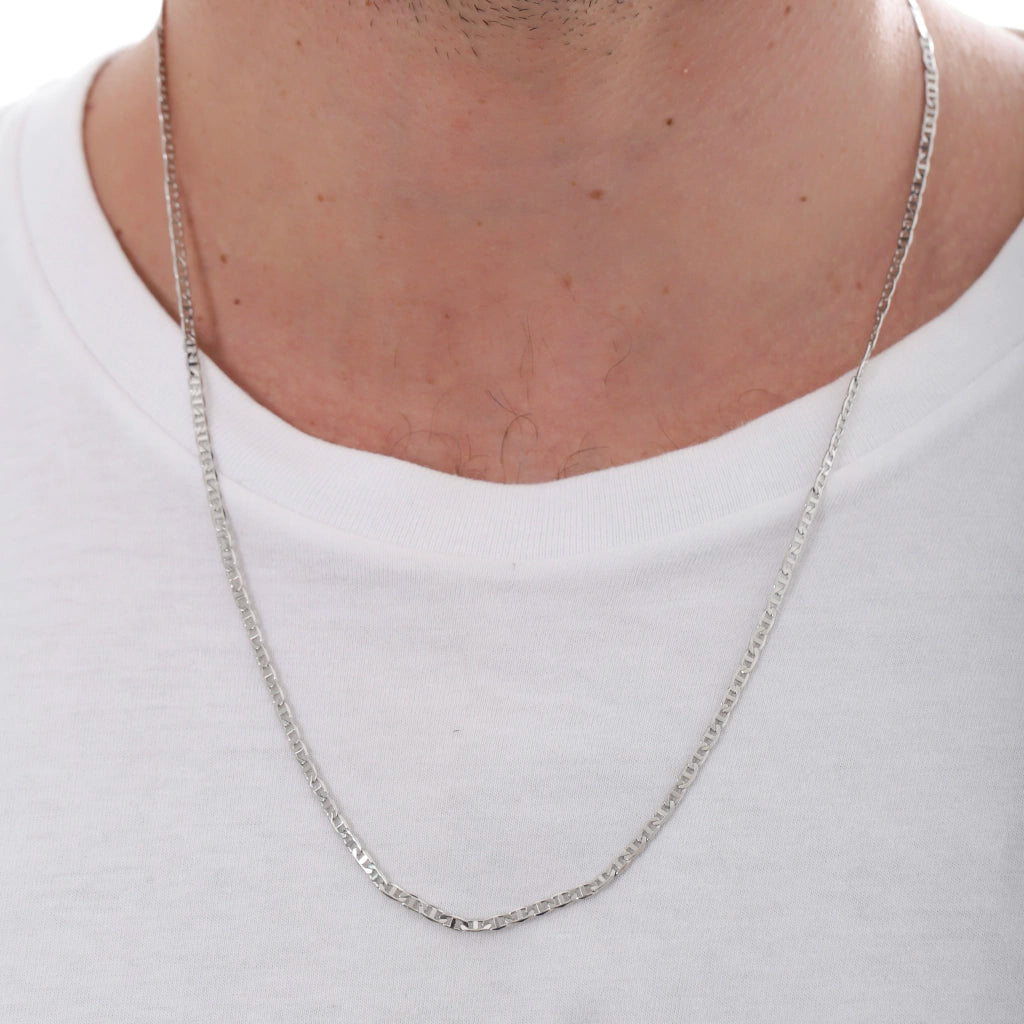 NECKLACE DIFFERENT FIGARO CHAIN 60CM FOR MEN