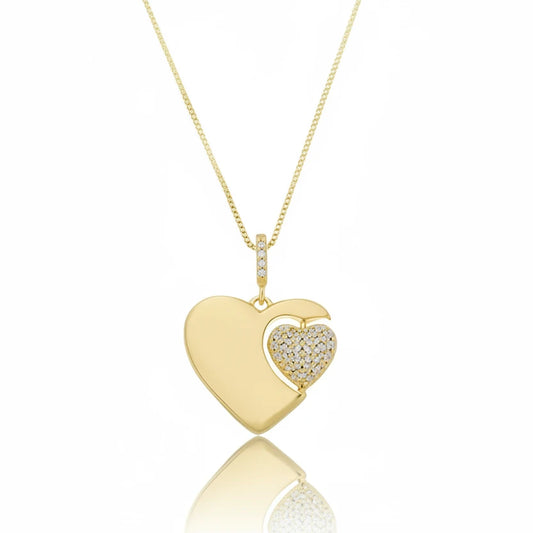 NECKLACE SPINNING MINI HEART