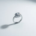 RING SOLITAIRE GLAM CUBIC ZIRCONIA ADJUSTABLE