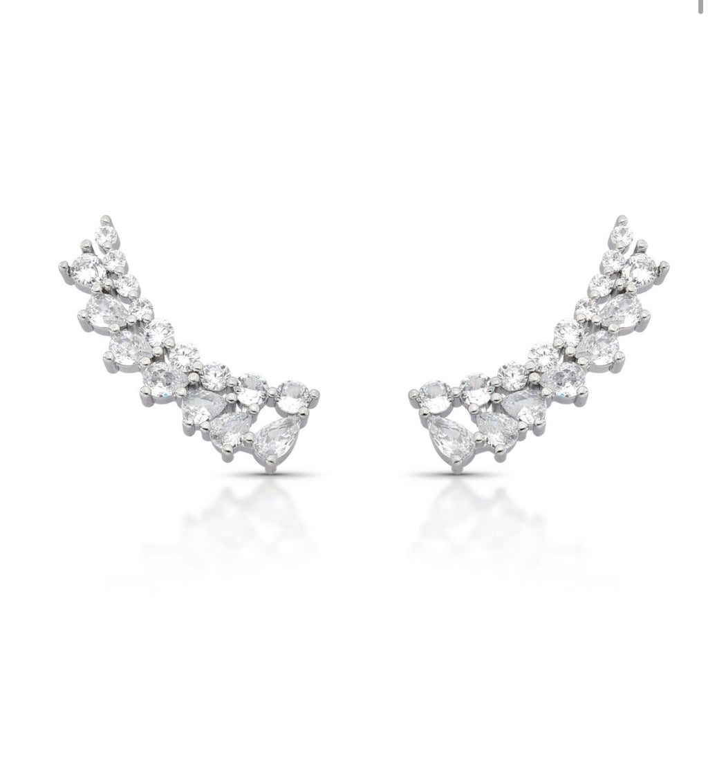 EARRING CLIMBERS CUBIC ZIRCONIA