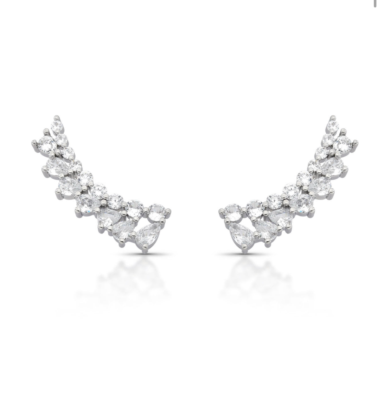 EARRING CLIMBERS CUBIC ZIRCONIA