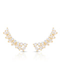 EARRING CLIMBERS CUBIC ZIRCONIA