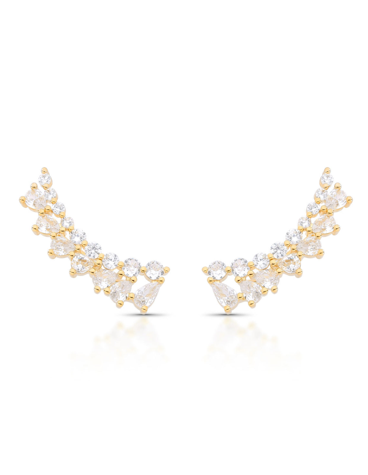 EARRING CLIMBERS CUBIC ZIRCONIA