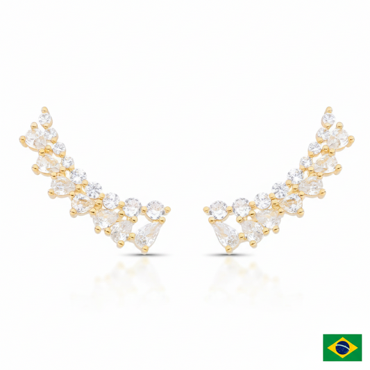 EARRING CLIMBERS CUBIC ZIRCONIA