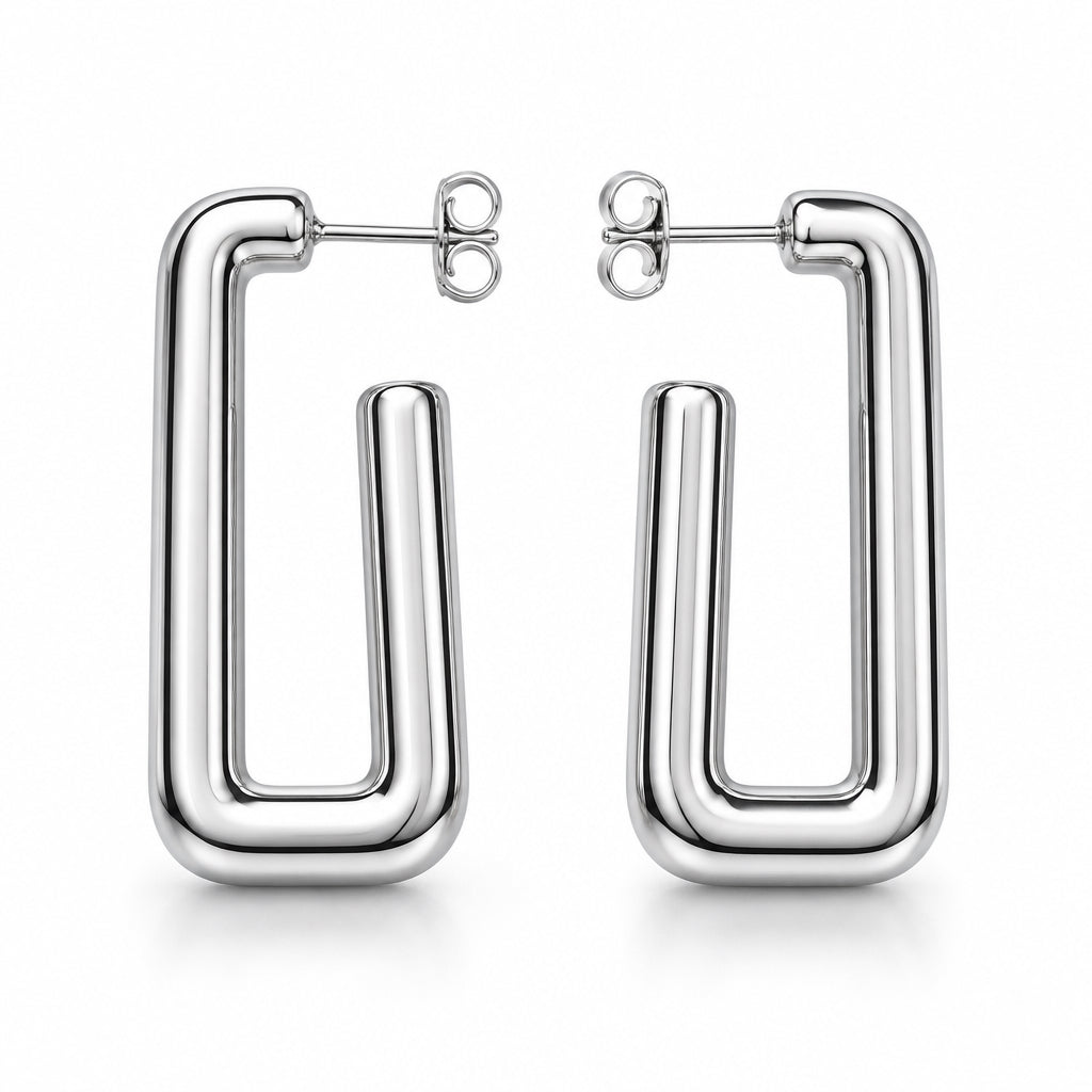 EARRING MAXI SQUARE HOOP