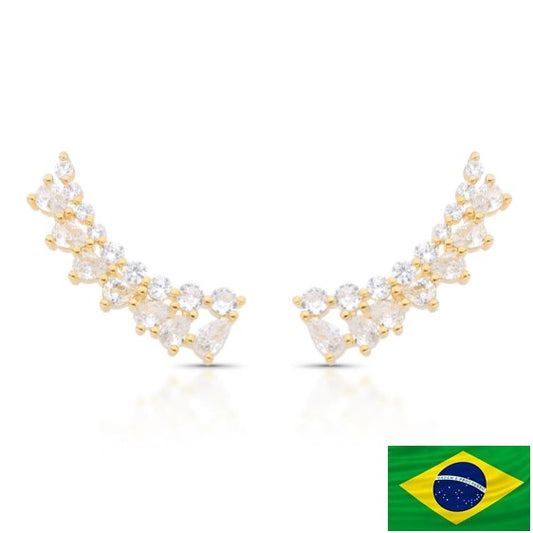 EARRING CLIMBERS CUBIC ZIRCONIA