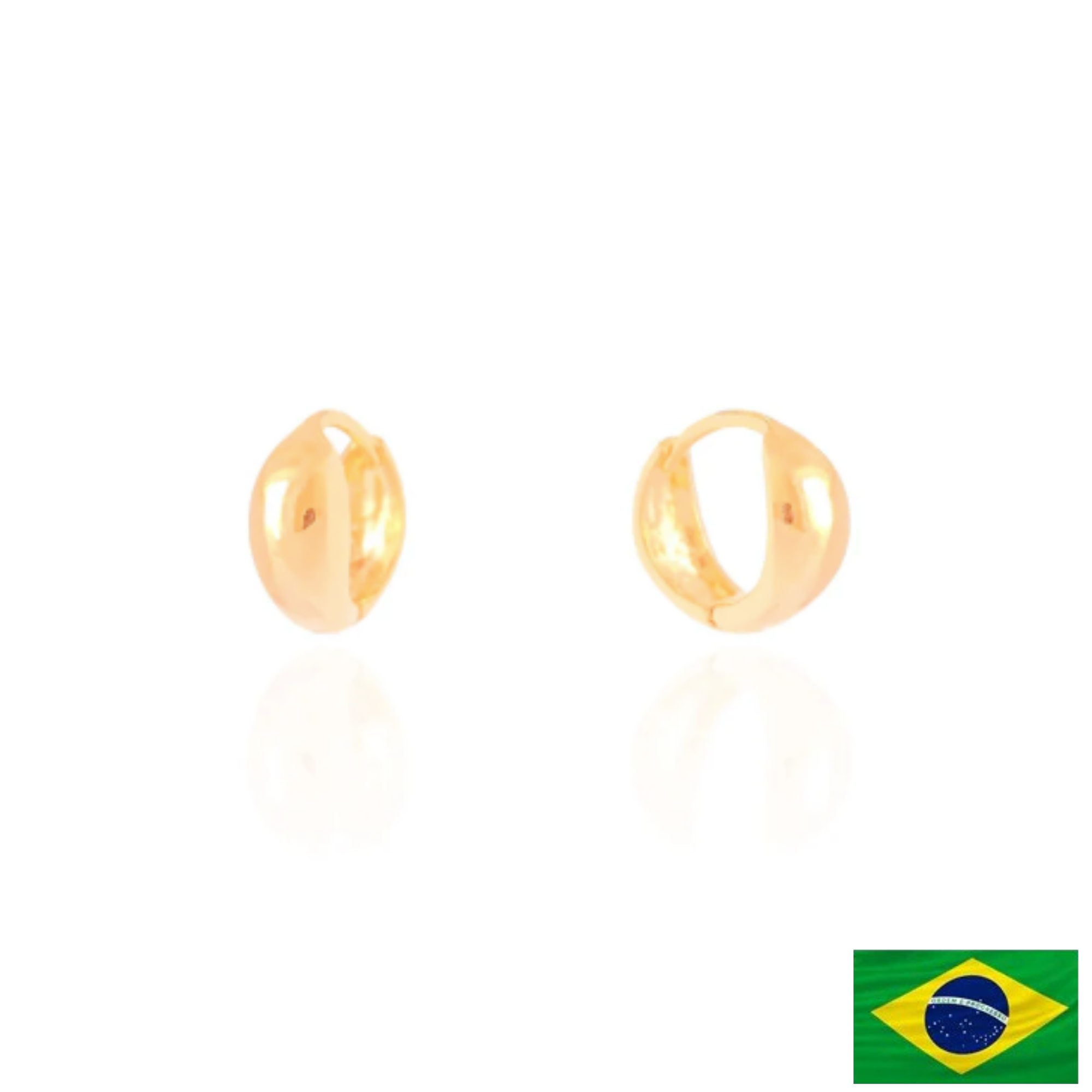 EARRING HOOPS MINI BOLD 12mm