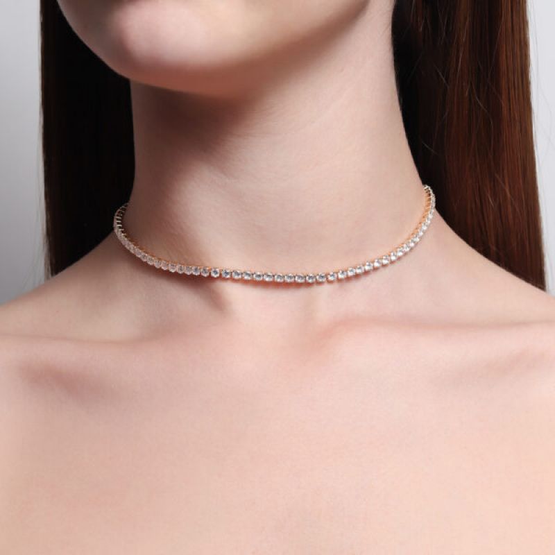 NECKLACE CHOKER RIVIERA ZIRCONIA