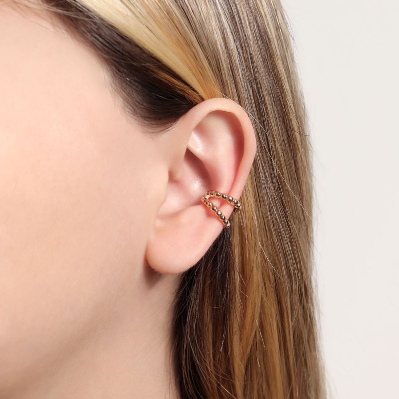 EAR CUFF 2 LINES MINI SPHERE