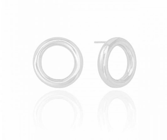 EARRING FRONT TUBE CIRCLE