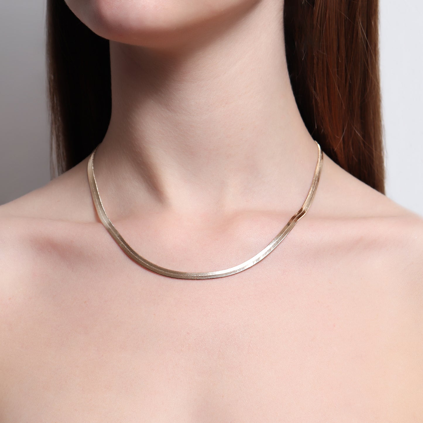 NECKLACE CHOKER TAPE STYLE 4MM