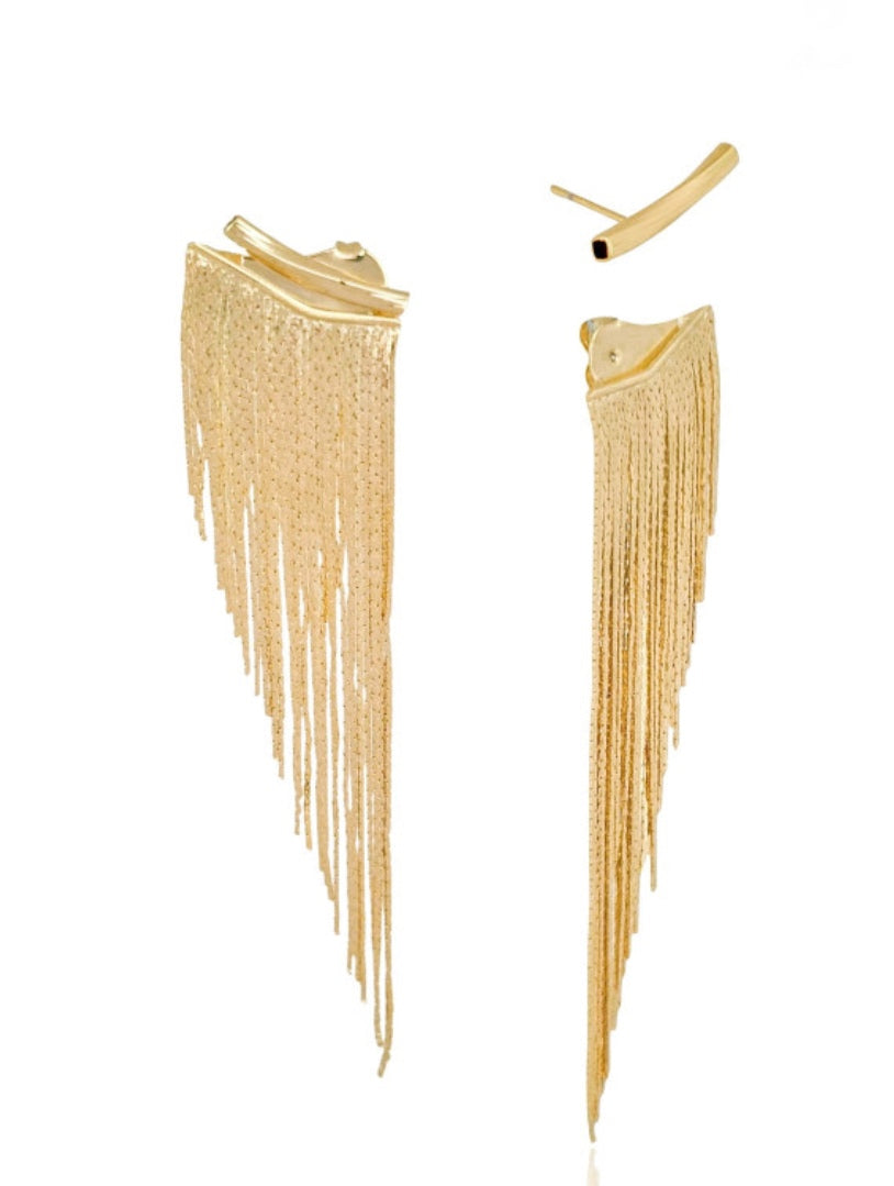 EAR JACKET LONG FRINGE