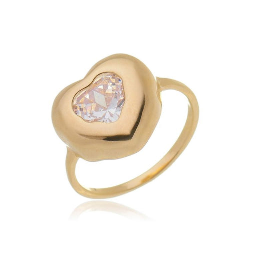 RING HEART CUBIC ZIRCON