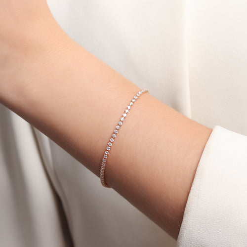 BRACELET 2MM RIVIERA CRYSTAL