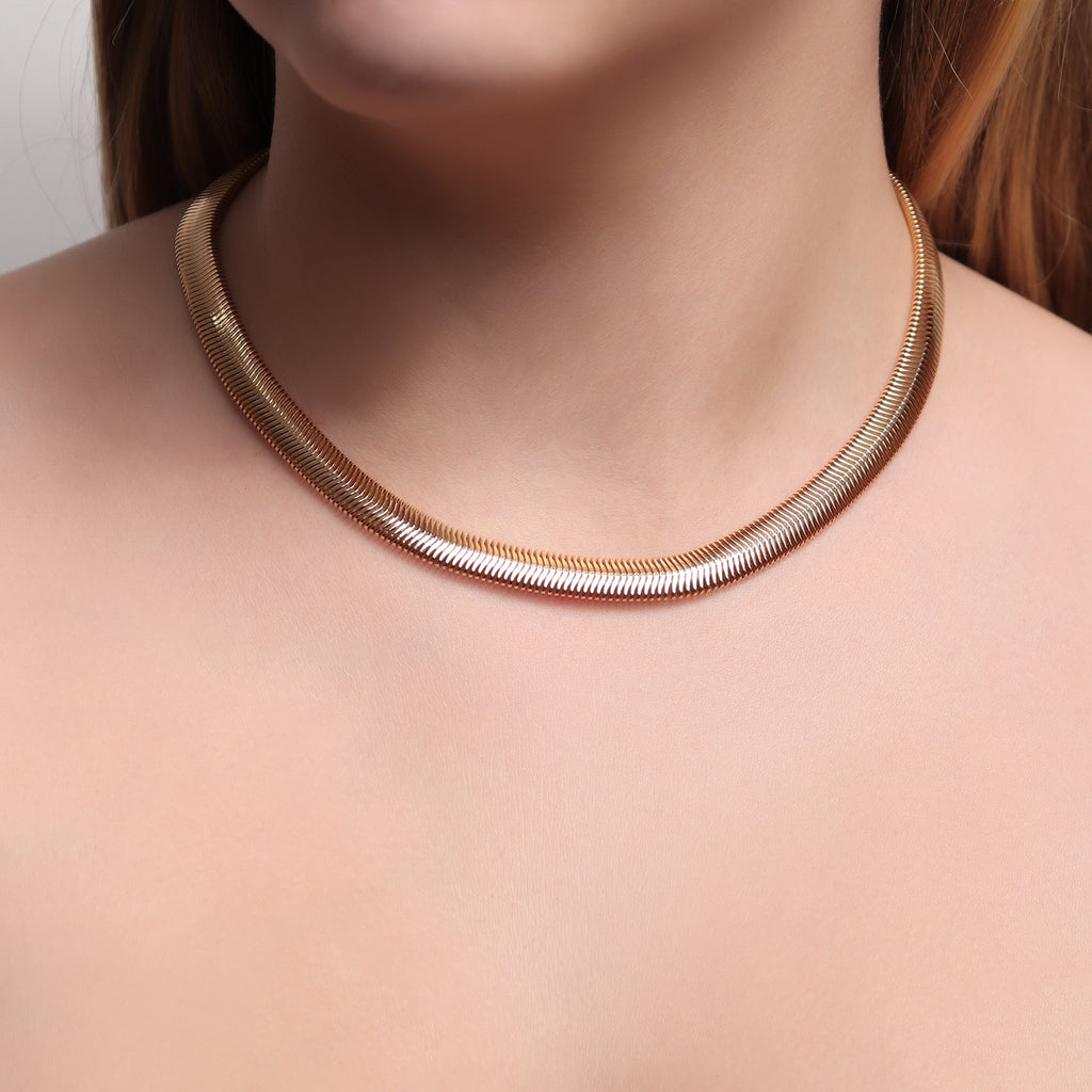 NECKLACE SNAKE LARGE WIDTH