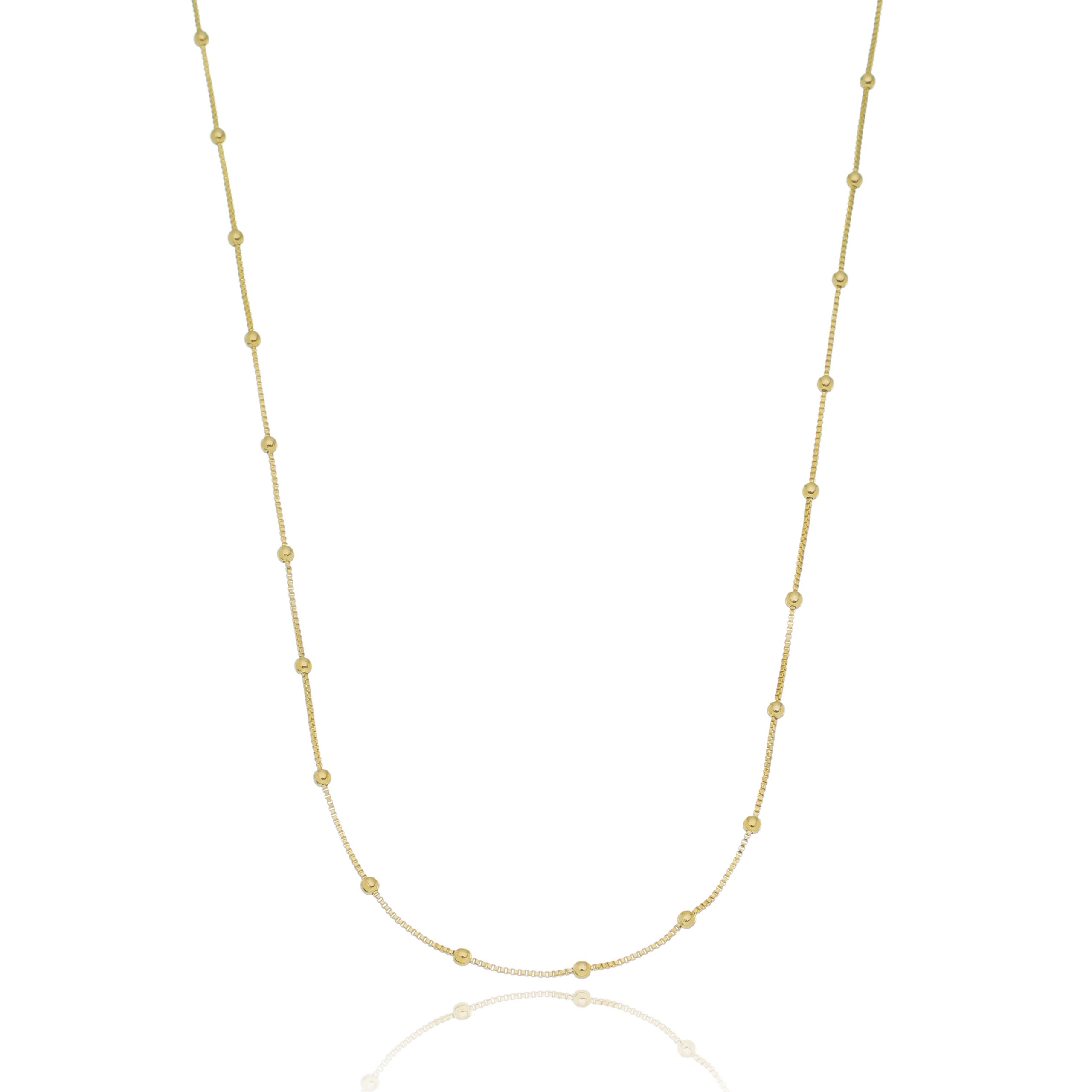 NECKLACE MINI SPHERES 1.20M LONG